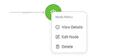 Node, Line, and Canvas Context Menu